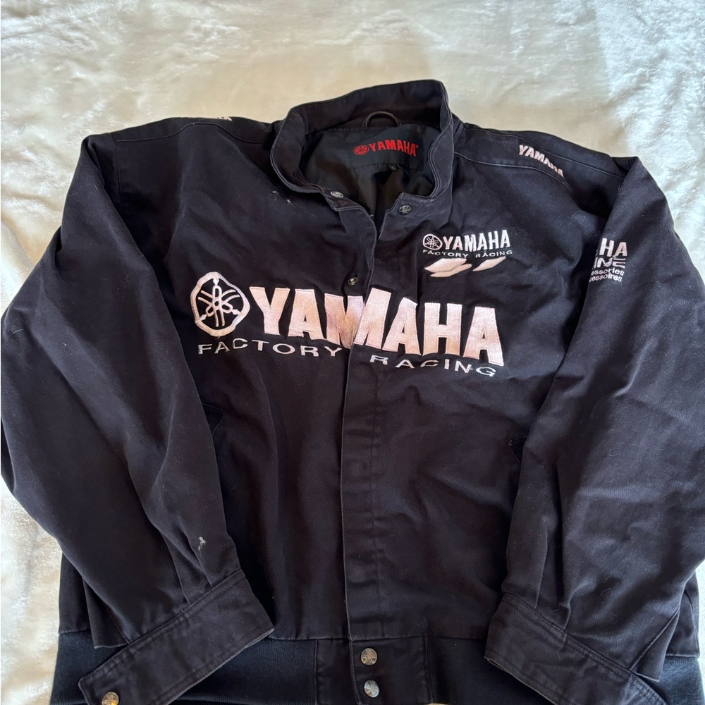Yamaha Black Racing Jacket for Men